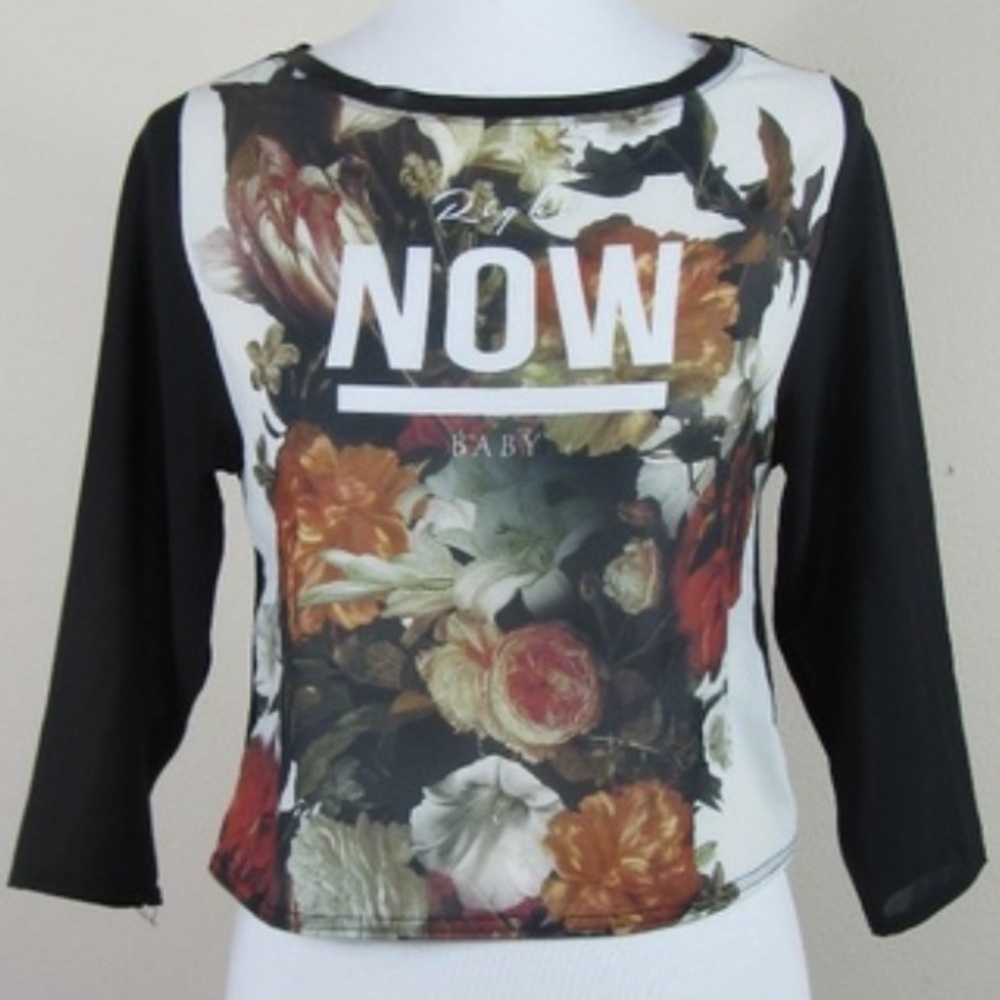 Zara Floral Crop WBB Collection Top
